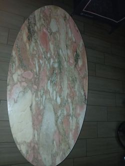 Marble top coffee table