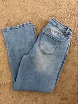 Straight leg jeans