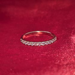 14k Yellow Gold Diamond Round Ring 0.37 ctw