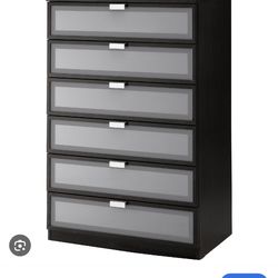 Black IKEA dressers 2 x $200