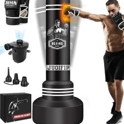 Workout Bench And Punching Bag 