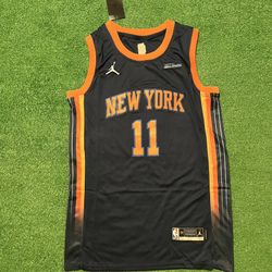 New York Knicks Jalen Brunson Blue Jersey