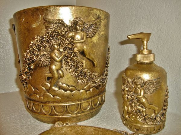 Free Delivery Gold Cherub Angel Bathroom Set 20 Firm For In Free Delivery Gold Cherub Angel Bathroom Set 20 Firm For In Las Vegas Nv Offerup