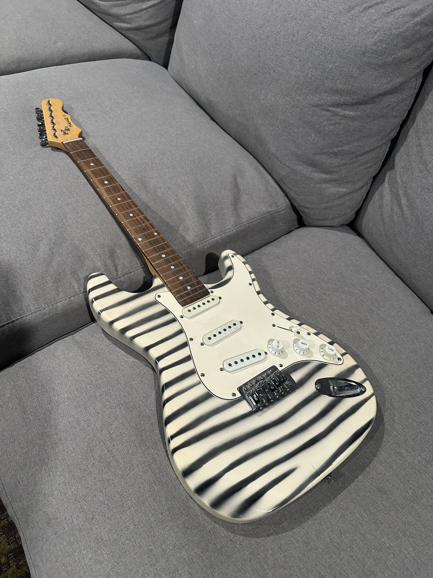 Zebra Electric Guitar