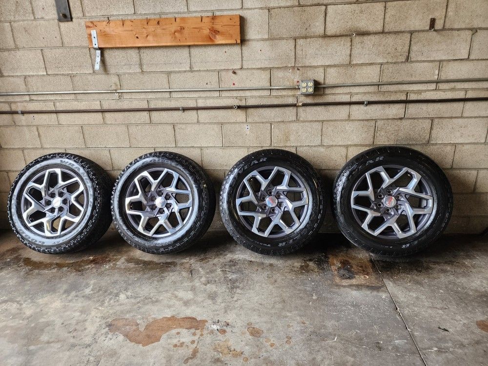 Gmc Rims and Tires $1400 Rims Are Brand New From A 2023 GMC SIERRA for ...