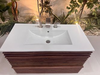 Modern Floating Bathroom Vanity with Sink