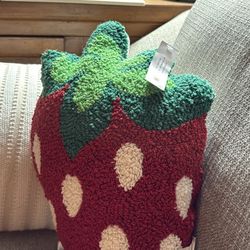 Strawberry decor Pillow