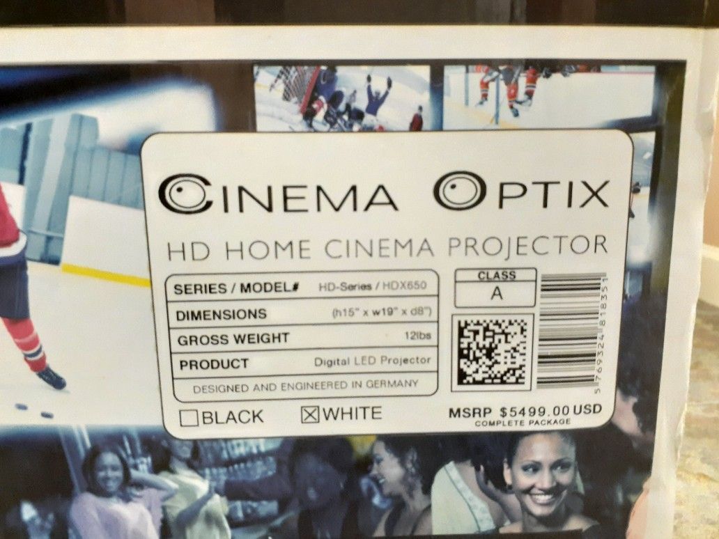 Cinema Optix HD Projector HDX-650