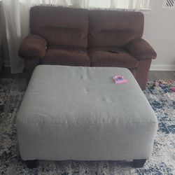 FREE- Love seat, Recliner Sofa and ottoman