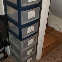 IRIS USA 14.5 Qt. Plastic Drawer Storage Organizer Stacking Drawers, 9-Pack, Stackable Unit with Sliding Drawer for Clothes Bedroom Kitchen Under Sink