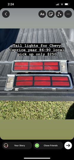 Caprice Tail Lights 86-90