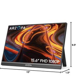 15.6” Portable Monitor FHD 1080P – Brand New 