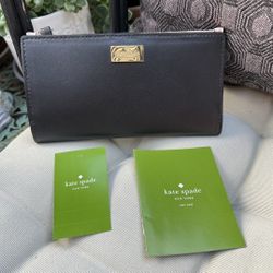 NWT Kate Spade Braylon Putnam Drive Wallet Black/Dolce