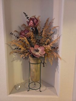 Flowers and vase