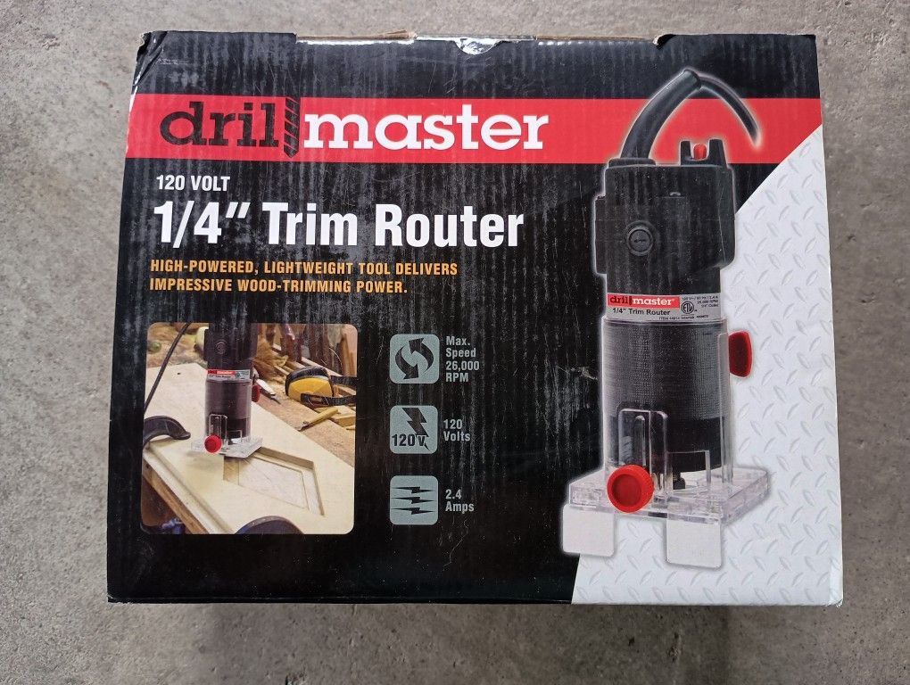 Drill Master 1/4" Trim Router