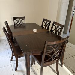 Dining Table 6 Chairs