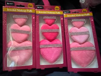 Juicy Couture 3 pack bedazzle powder puff