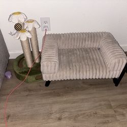 Cat sofa and scratching post