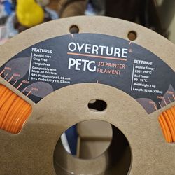 3d printer filament PETG orange