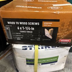 Brand New Box Of Wood Screws, Stucco Screws