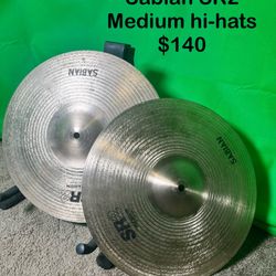 Sabian SR2 Medium Hi-hats 
