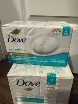 20 bars of Dove Sensitive soap