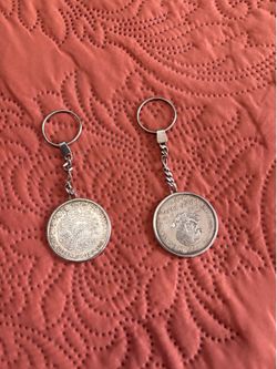 Pure silver coins/key holders