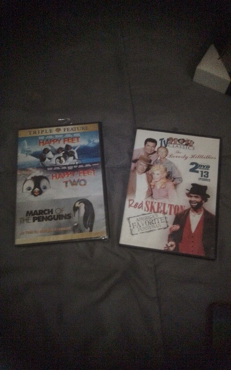 Happy Feet Triple Feature & A 2DVD TV Classics: The Beverly Hillbillies & Red Skeleton
