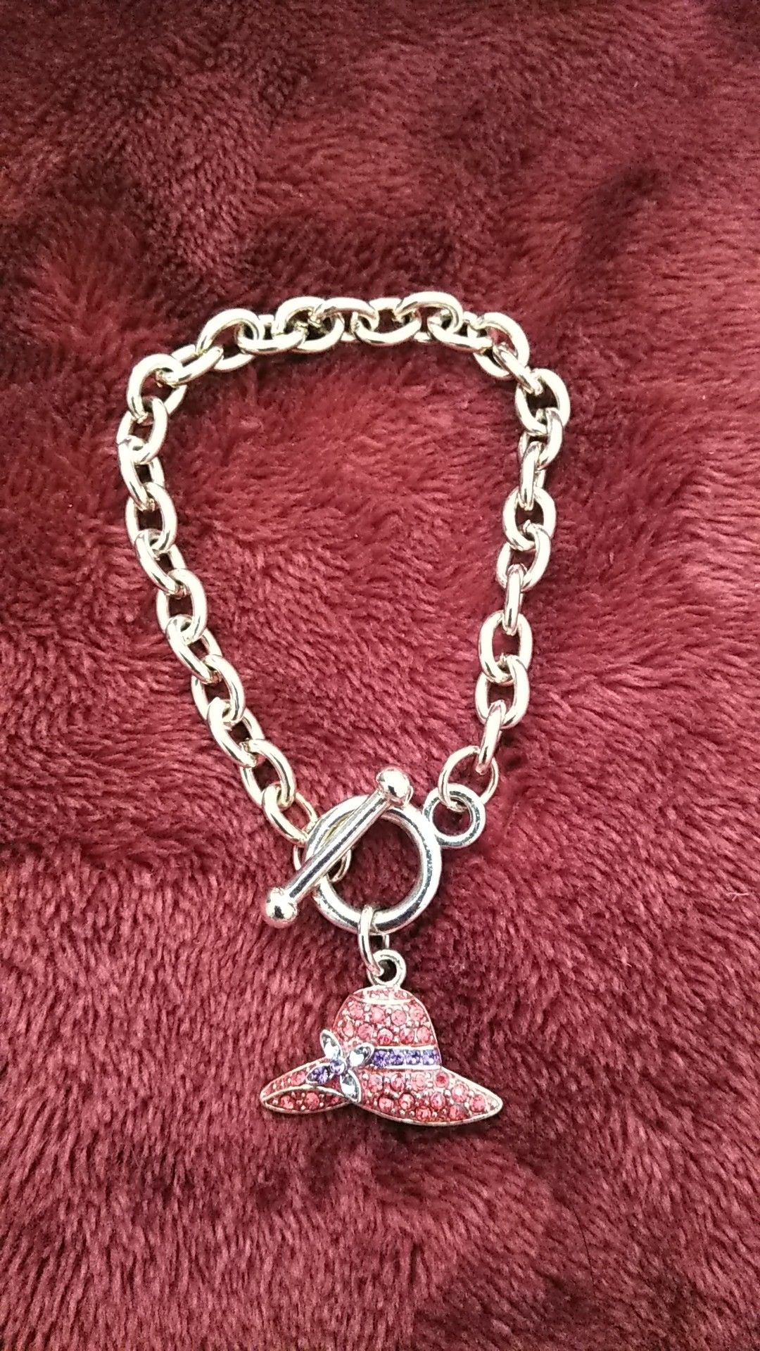 Red Hat Charm Bracelet