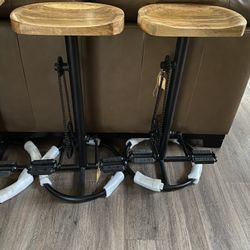 Pedal Bar Stool 13”w, 32”H