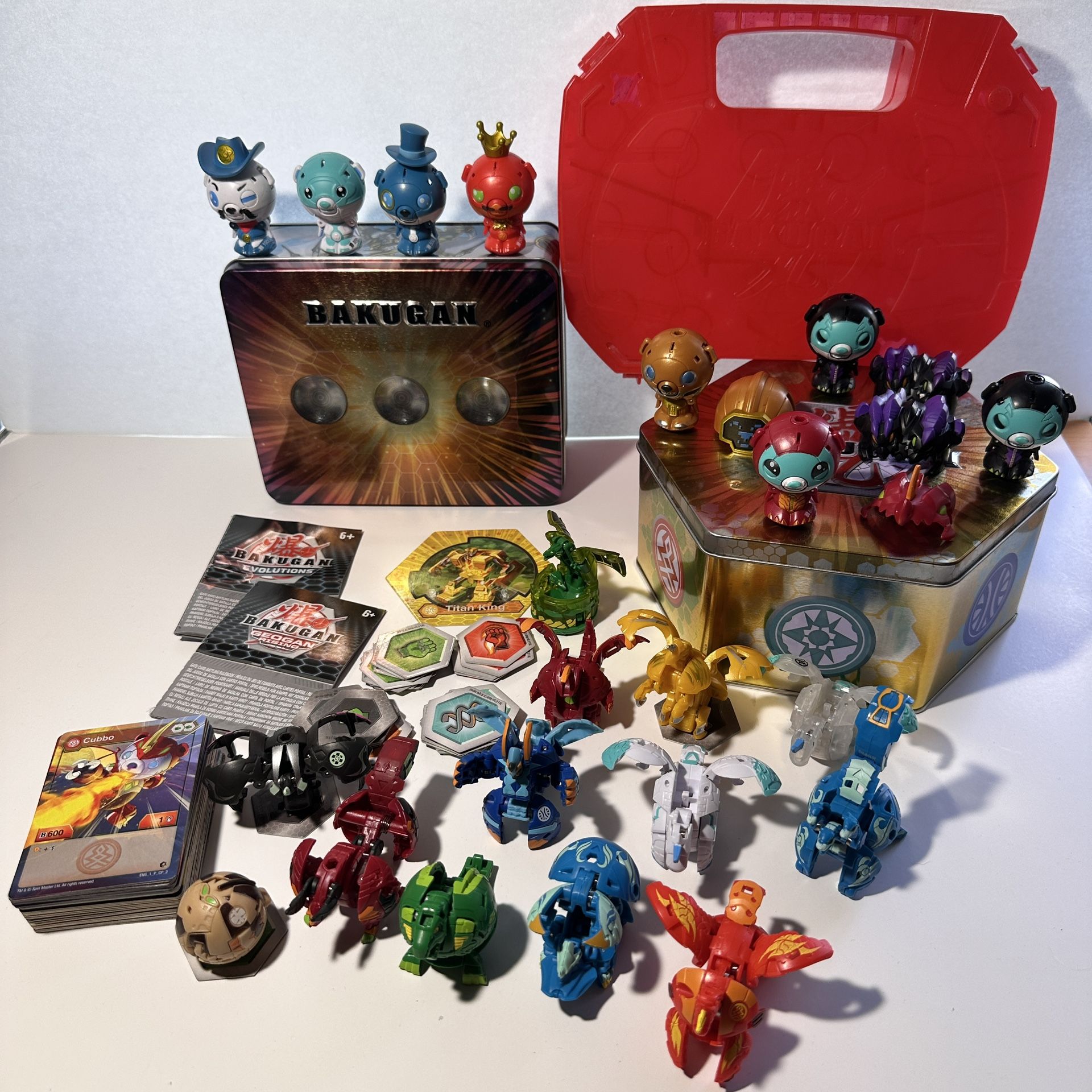 Spin Master 21 Bakugan Brawlers lot cases cards tokens rulebooks Cubbo Cosplay