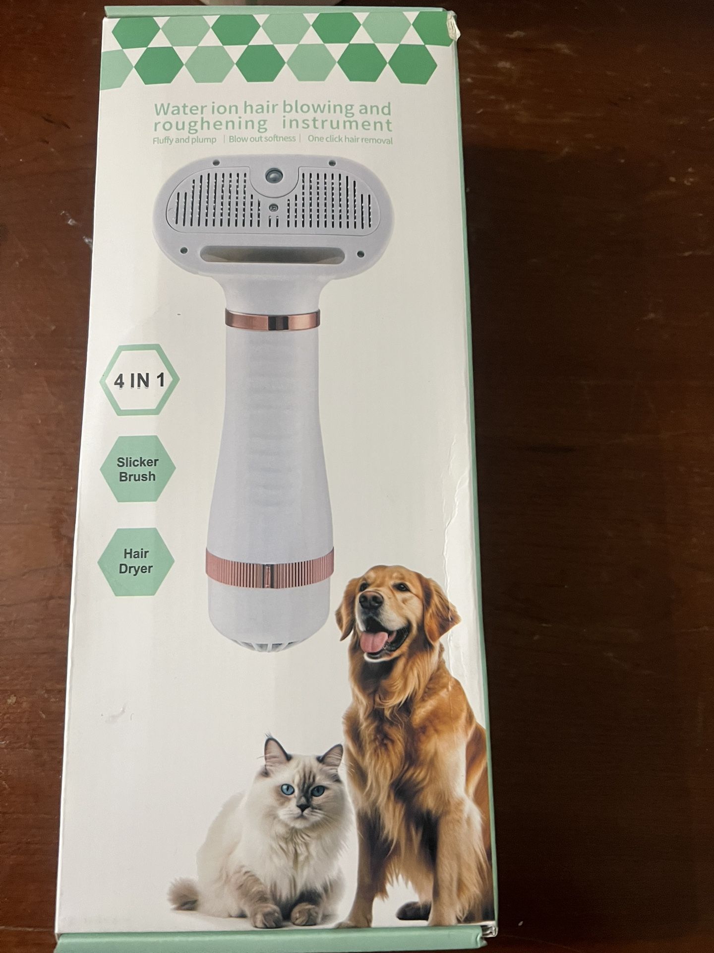4 in 1 Pet Hair Dryer and Brush for Cats/Dogs
