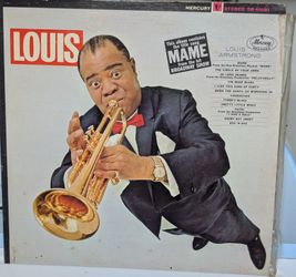 LOUIS ARMSTRONG ~ LOUIS VINYL RECORD LP / MAME from the hit BROADWAY SHOW