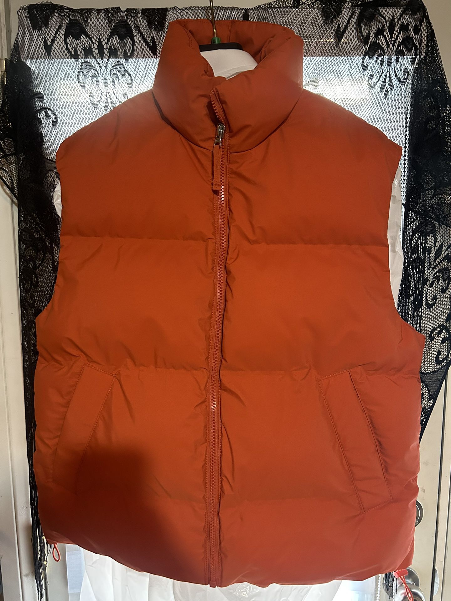H&M Orange Puffer Vest
