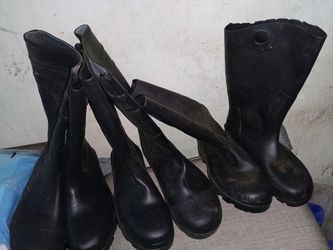 Rain and work plastic boots