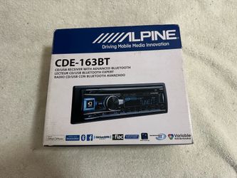 Alpine CDE-163BT Bluetooth Car Stereo