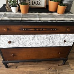 Wood Small Dresser 