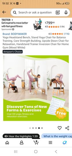 Yoga Headstand Bench