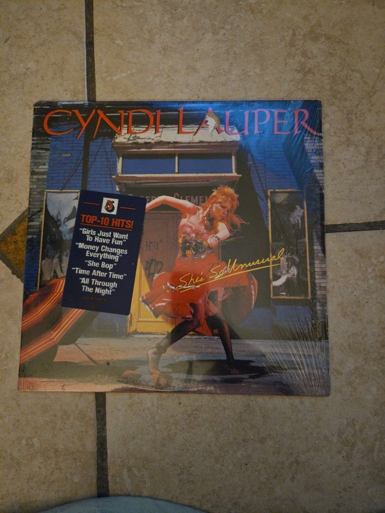 Cyndi Lauper's debut studio album, She's So Unusual Vinyl