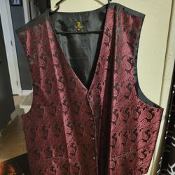 Red And Black Vest