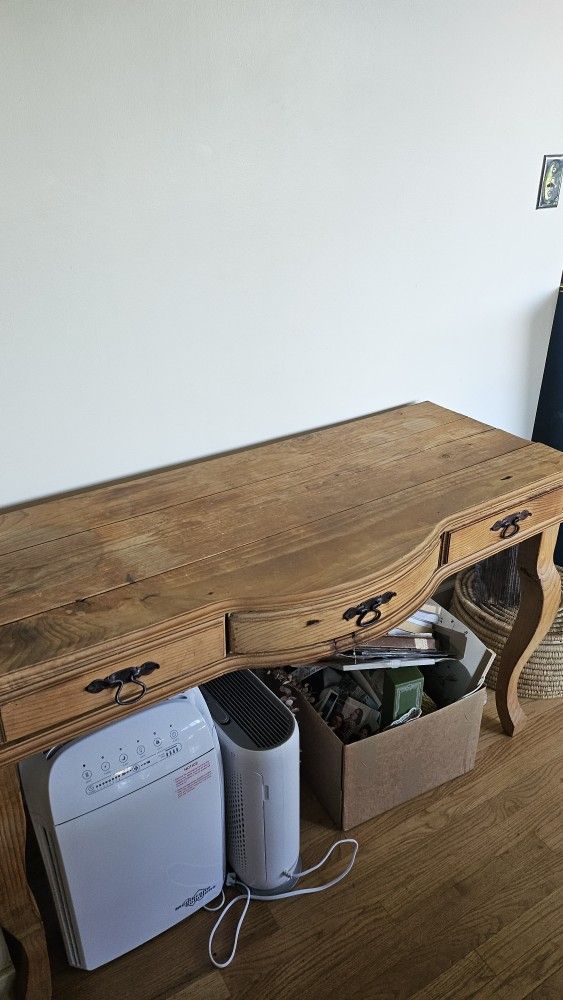 Wood Console Table