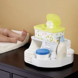 Spinning Diaper Supply Station and Oxo Wipes Container Upgrade