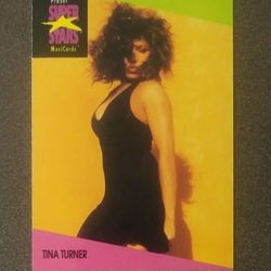 1991 ProSet Tina Turner #100 Queen Of Rock 'n' Roll Hall Of Fame HOF Card Music Singer Actress Rock Express Musicards Superstars Vintage Collectible