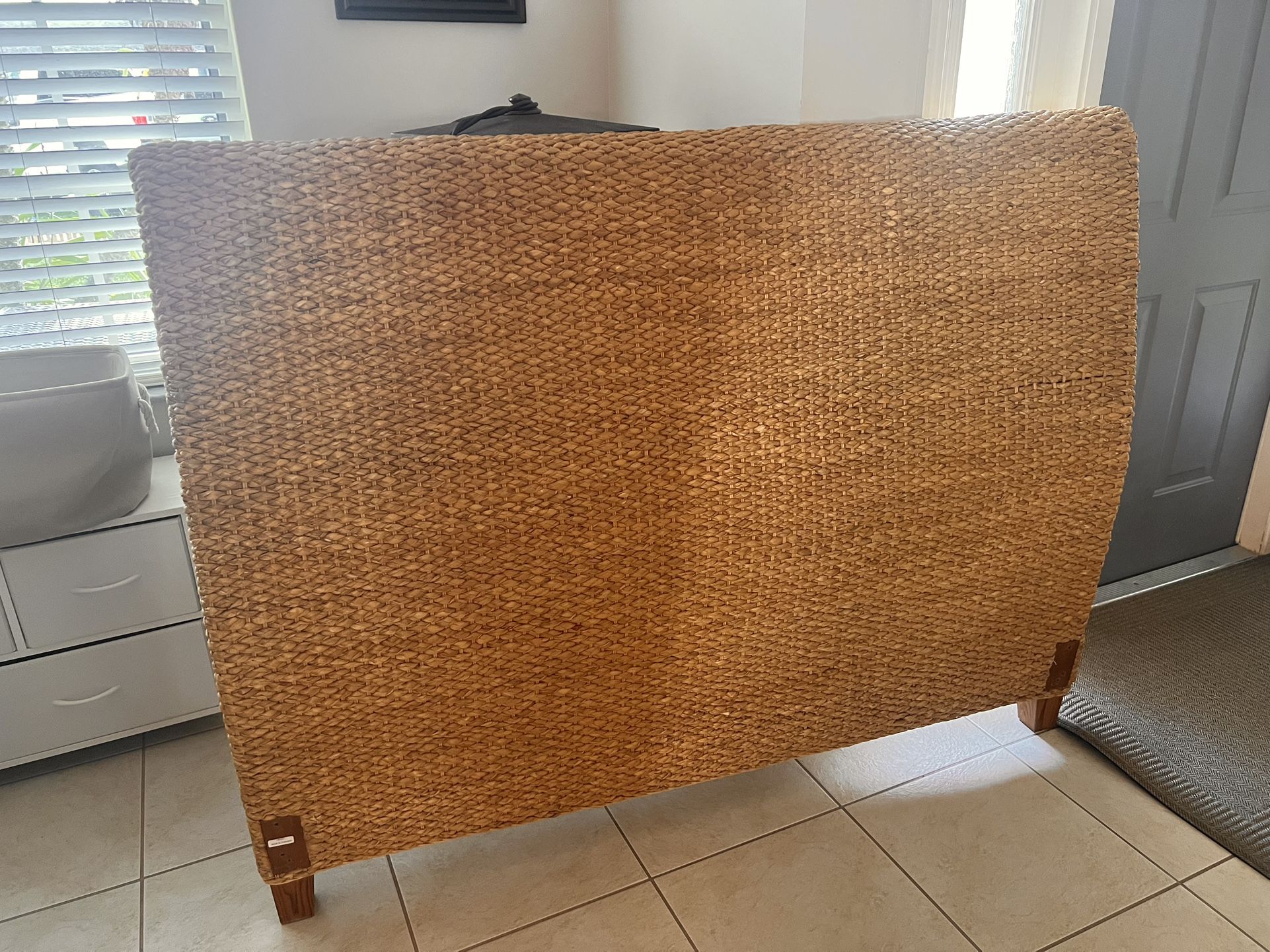 Woven Rattan/Seagrass Headboard – Queen Size