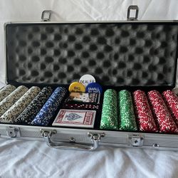 Poker Set (500 Piece), Casino Games Case