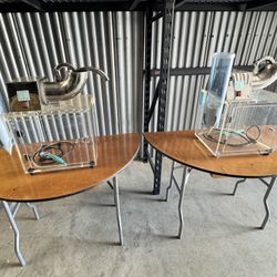 ❄️ Heavy-Duty Commercial Snow Cone Machines w/ Tables – Complete Setup – Ready to Use!