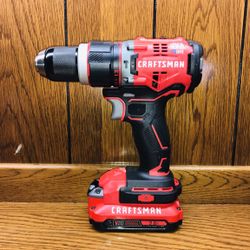 New Craftsman 20v Hammer Drill With 2.0ah Battery 🛑PRICE IS FIRM🛑PRECIO FIRME🛑