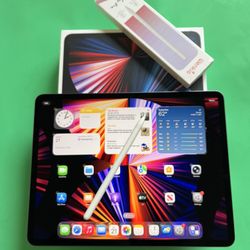 Apple iPad Pro 12.9” 5th Generation (2021 - M1 Chip) 2TB With Pen & Keyboard Case