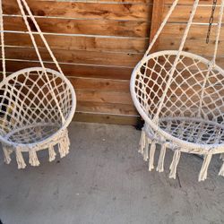 Hanging Macrame Chairs