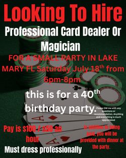 Card dealer or magician